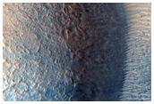 Crater in Colles Nili