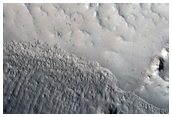 Well-Preserved Impact Crater on Somewhat Older Crater