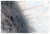 Fresh Crater on Alba Patera