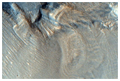 Mound with Central Pit Near Deuteronilus Mensae