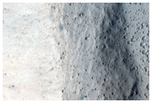 Bedrock Exposures of Wall and Terraces of a Large Impact Crater