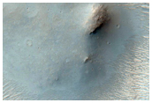 Rim of Crater in Tyrrhena Terra