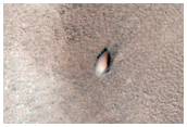 Sublimation Spots on Dunes