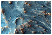 Phyllosilicate-Rich Terrain in Degraded Crater