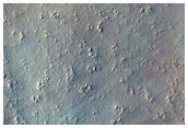 Volcano and Linear Vent West of Ascraeus Mons in THEMIS Image V13584008