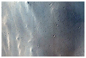 Lobate Landform Below Western Basal Scarp of Olympus Mons