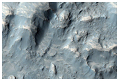 Impact Crater with Rocky Central Uplift
