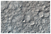 Albedo Boundary on Floor of Crater in Cyclopia Region