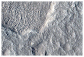 Crater and Ejecta in Ismeniae Fossae Region