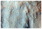Secondary Crater Chain from Bamberg Crater