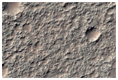 Intercrater Deposit with Thermal Signature