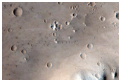 Crater in Acheron Fossae