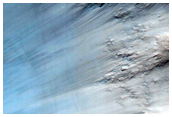 Rim of Impact Crater in Margaritifer Terra