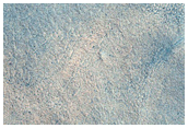 Polar Crater with Summer Ice