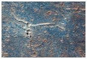 Higher Thermal Inertia Portion of the Arsia Mons Caldera Floor