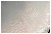 Interesting Crater Ejecta in Columbus Crater