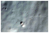 Central Uplift in Gullied Crater