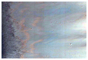 East Rim of Well-Preserved Large Crater