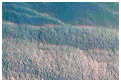 Persistent Ice Deposit in Crater on Northern Plains
