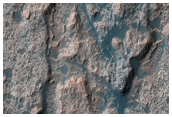 Deposits on the Floor of Palos Crater