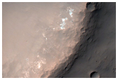 Possible Al-OH around Small Crater in Sirenum Fossae