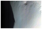Possible Phyllosilicates near Crater in Margaritifer Terra