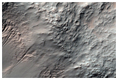 Gullied Crater Wall in MOC S06-02031