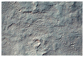 Fans in Crater Southwest of Vinogradov Crater