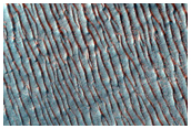 Crater in Hellas Planitia