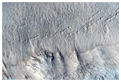 Crater within a Crater in the Nilosyrtis Mensae Region