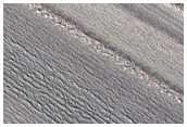Exposure of North Polar Layered Deposits