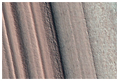 Exposure of North Polar Layered Deposits