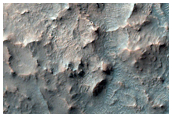 Central Uplift and Olivine-Rich Ponded Material in Elorza Crater