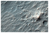 Central Uplift and Bedrock Layers in Impact Crater
