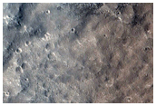Crater in Utopia Planitia