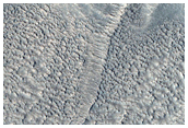 Lobate Tongue Terminus in CTX Image