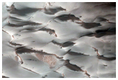 Polygons and Spots on Defrosting Dunes