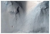 Stranded Lobe of Material with Associated Ridge on Valley Floor