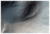Landslide in Claritas Fossae