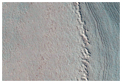 Exposure of North Polar Layered Deposits