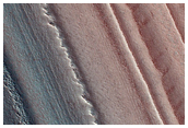 Exposure of North Polar Layered Deposits
