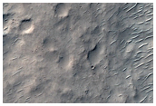 Crater in Hesperia Planum