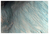 Deposit Associated with Channels along Floor of Ganges Chasma