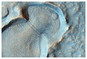 Crateras deformadas y polgonos en Utopia Planitia