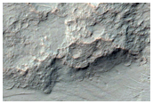 Crater Rim or Escarpment in Tyrrhena Terra