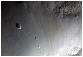 Crater in Ophir Planum