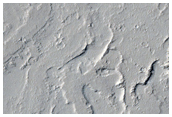 Lava Delta in Eastern Tharsis Region