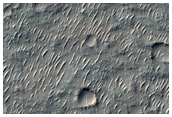 Possible Pyroxene in Crater Northwest of Hellas Planitia