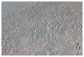 Knobs and Platy Flows near the Erebus Montes