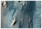 Layered Ridges on Crater Floor